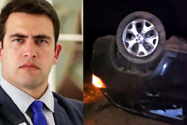 Deputado Cristiano Caporezzo sofre acidente de carro em rodovia